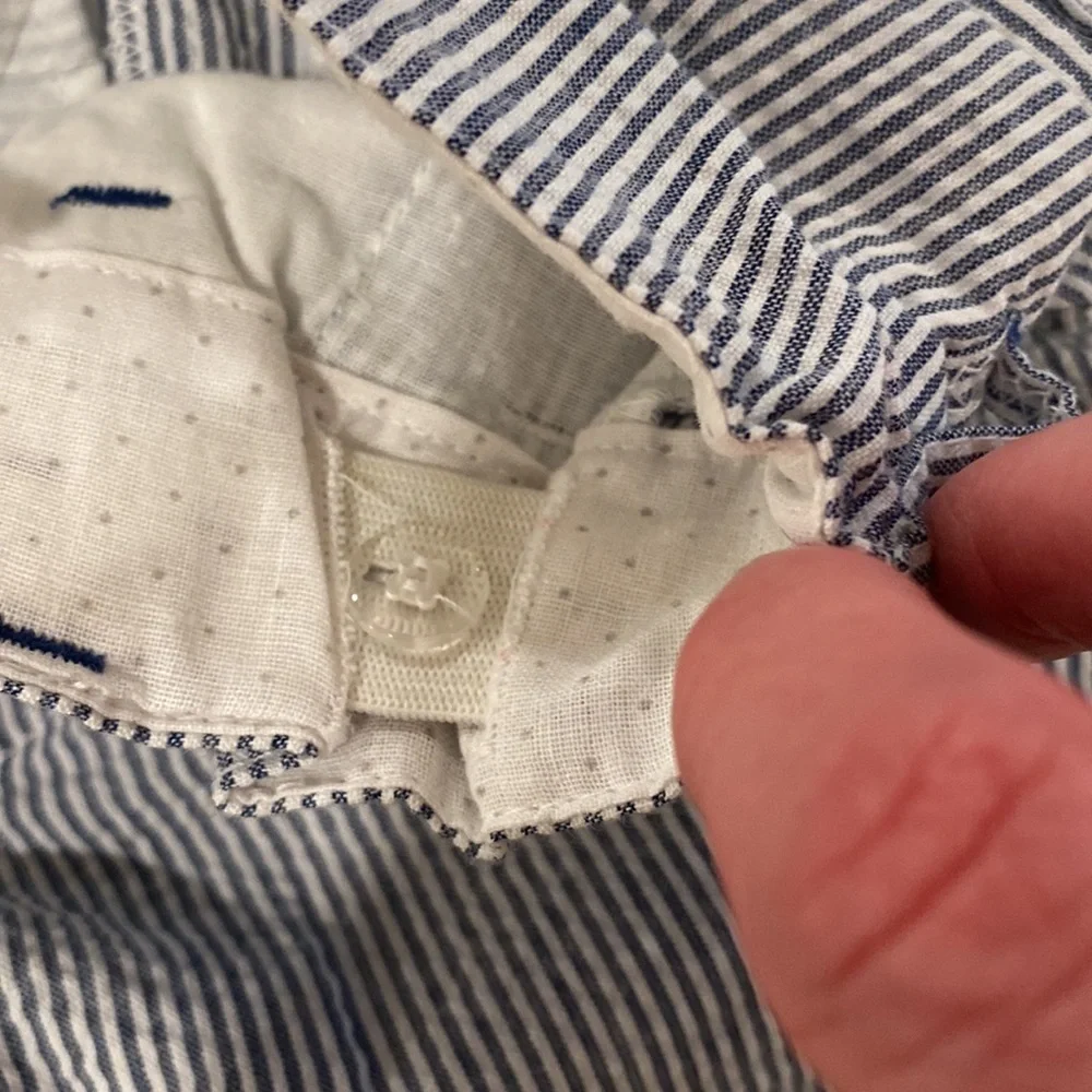 PRICE DROP‼️NWT EGG by Susan Lazar Blue and White Striped Pants size 18 months